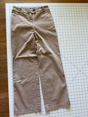 H&M Lady’s Khaki Straight-Leg Chinos - Light Brown